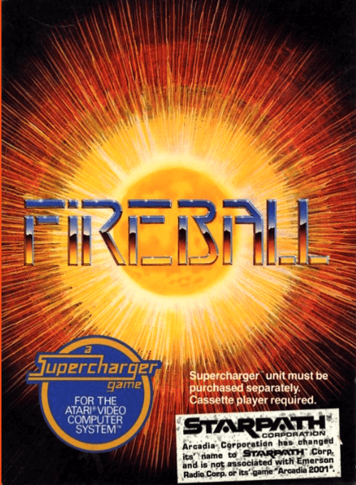 Fireball box art for Atari 2600